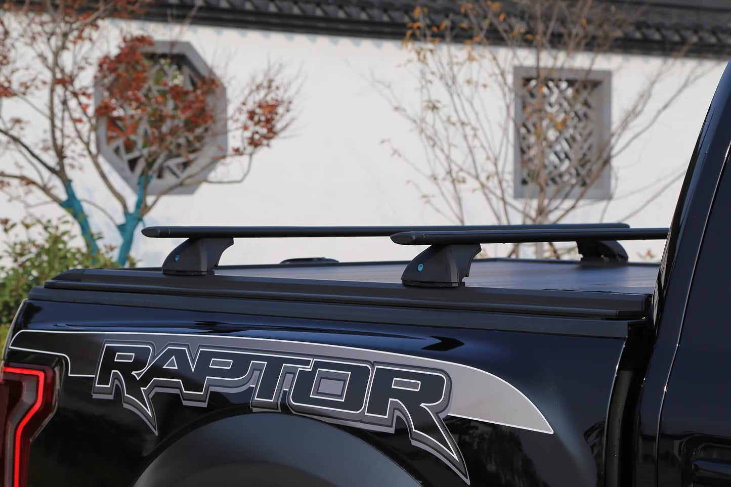 ROSY PIXEL 2 Pcs Roof Rack Cross Bars for Truck Bed, Adjustable Truck Bed Racks Bars Work with Retractable Tonneau Covers