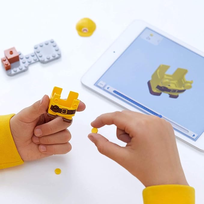 LEGO Super Mario Builder Mario Power-Up Pack 71373 Building Kit Fun Gift for Kids to Power Up The Mario Figure in The Adventures with Mario Starter Course (71360) Playset (10 Pieces)