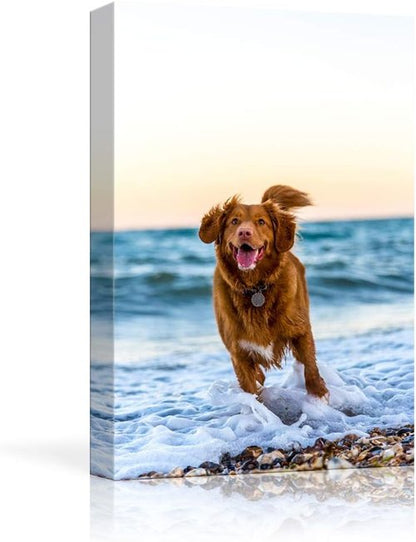 Custom Canvas Prints by NWT - Personalized Pet Photos for Wall Art | 24x16 Inches