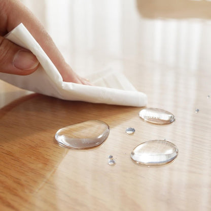 LovePads Clear Table Cover Protector, 23.6 x 39 Inch 2mm Thick Plastic Table Cover, Table Protector for Dining Room Table, Waterproof Dresser Cover Top for Kitchen, Coffee, Writing Desk