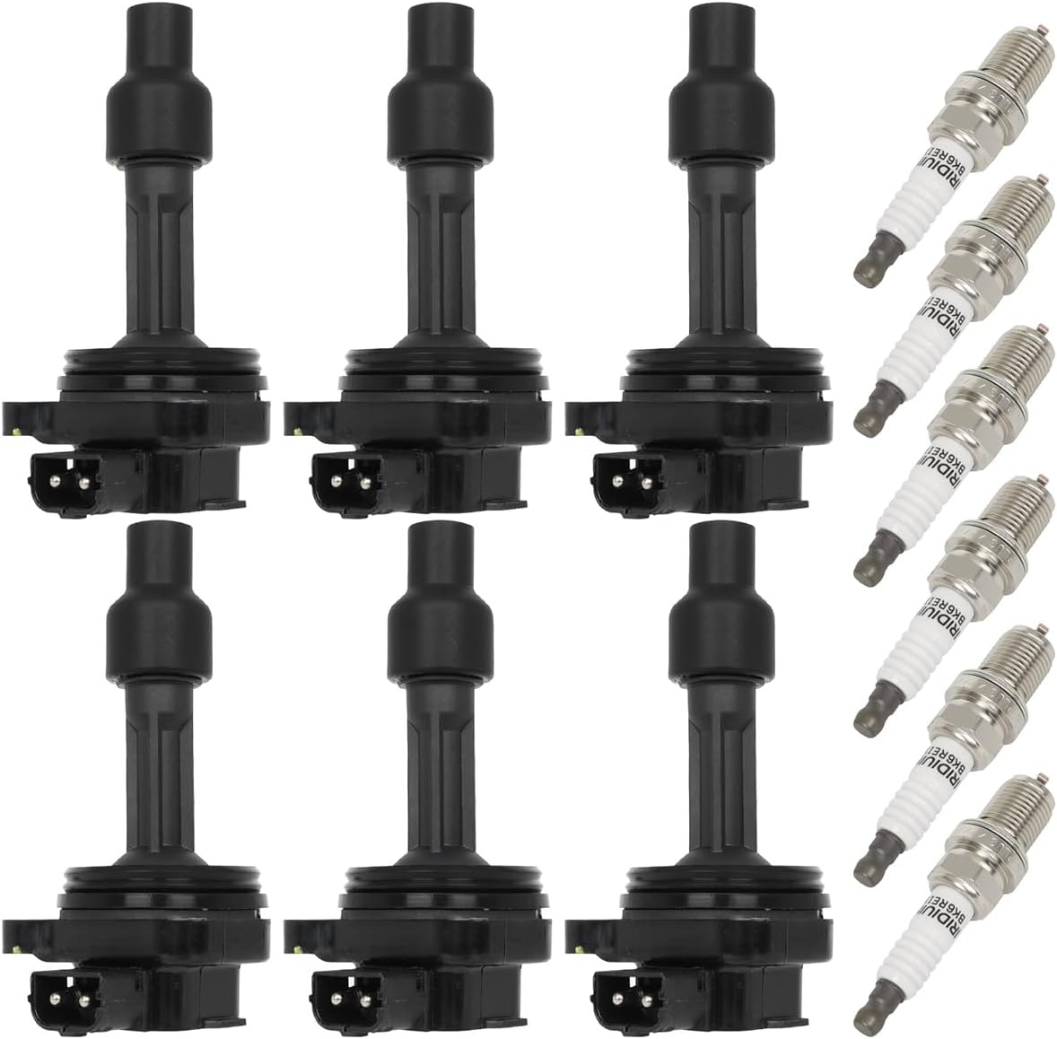 ECCPP 3 ignition coils with 3 iridium Spark Plugs,UF808,coils packs,for Smart Fortwo 2016-2017 0.9L‎224332428R,UF-808
