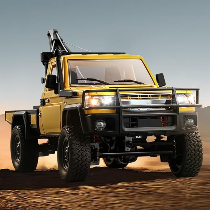 MN-82T RC Truck 1/12 RC Rock Crawler 4x4 Remote Control Pickup Off Road 2.4GHz All Terrain Proportional Throttle Steering RTR Hobby for Adult