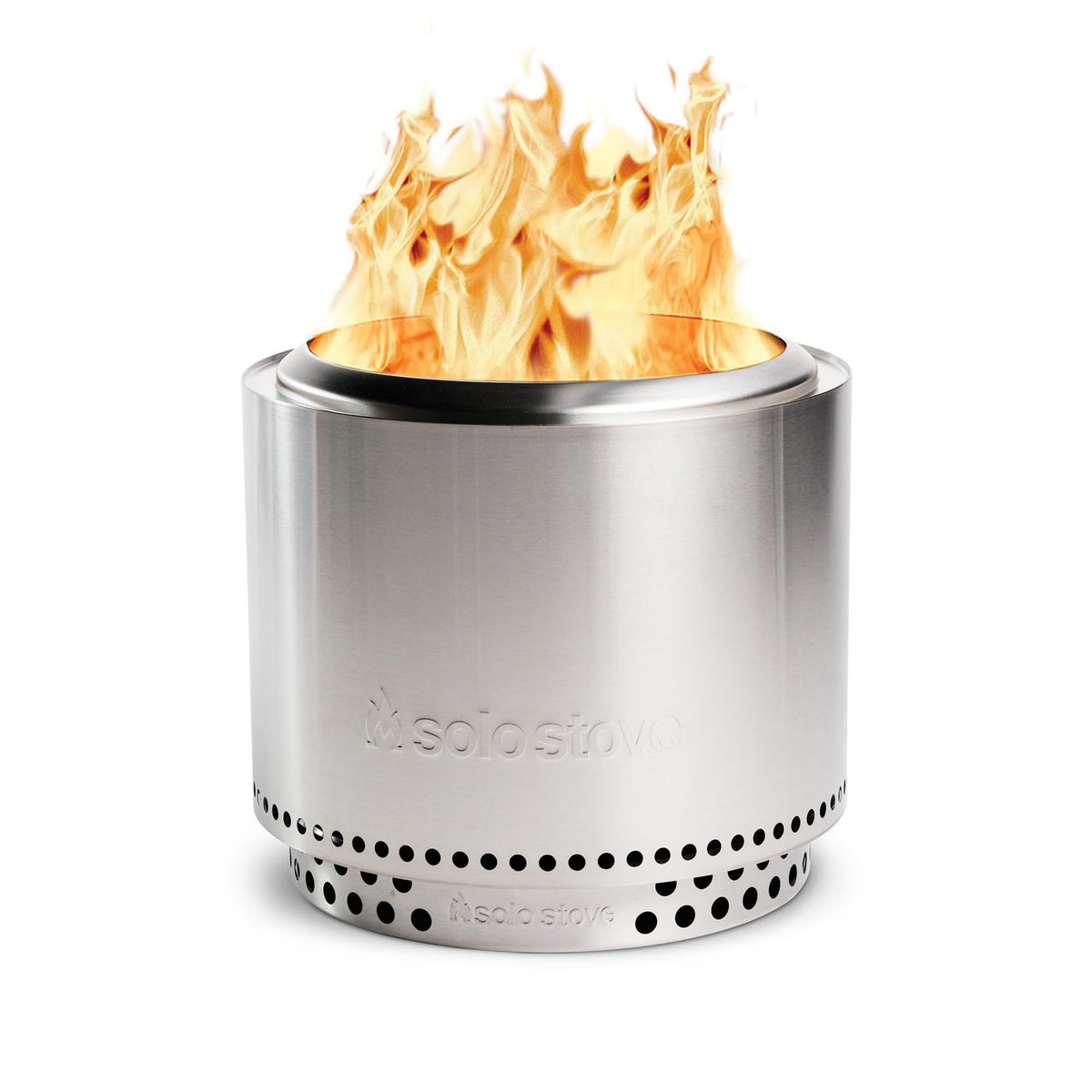 Solo Stove Bonfire with Stand | 19.5" Smokeless Fire Pit, Removable Ash Pan | Portable Stainless Steel Wood Burning Outdoor Fireplace, Ideal for 4–6 People, 21.75 lbs