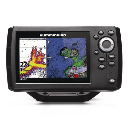 Humminbird Helix 5 G3 GPS Fish Finder with Transducer & Dual Spectrum Chirp Sonar