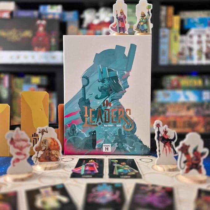 Leaders | Tactical Duel Strategy 2 Player Board Game | Create Alliances Assemble Champions &amp Outsmart Opponents | Quick Competitive Games for Teens Adults &amp Kids Ages 10 &amp Up | 15 Min