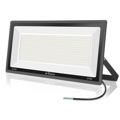 XYCN 600W LED Stadium Flood Lights Outdoor(3050W Equivalent),67500LM Super Bright LED Arena Lights,100-277V IP66 Waterproof 5000K Daylight White Commercial Lighting for Sports Fields and Counts