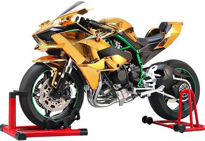RC Motorcycle Model for Adult 1/7 Scale Remote Control Motorcycle V4 Top Edition with Ignition System &amp Smoke Spray for Biker