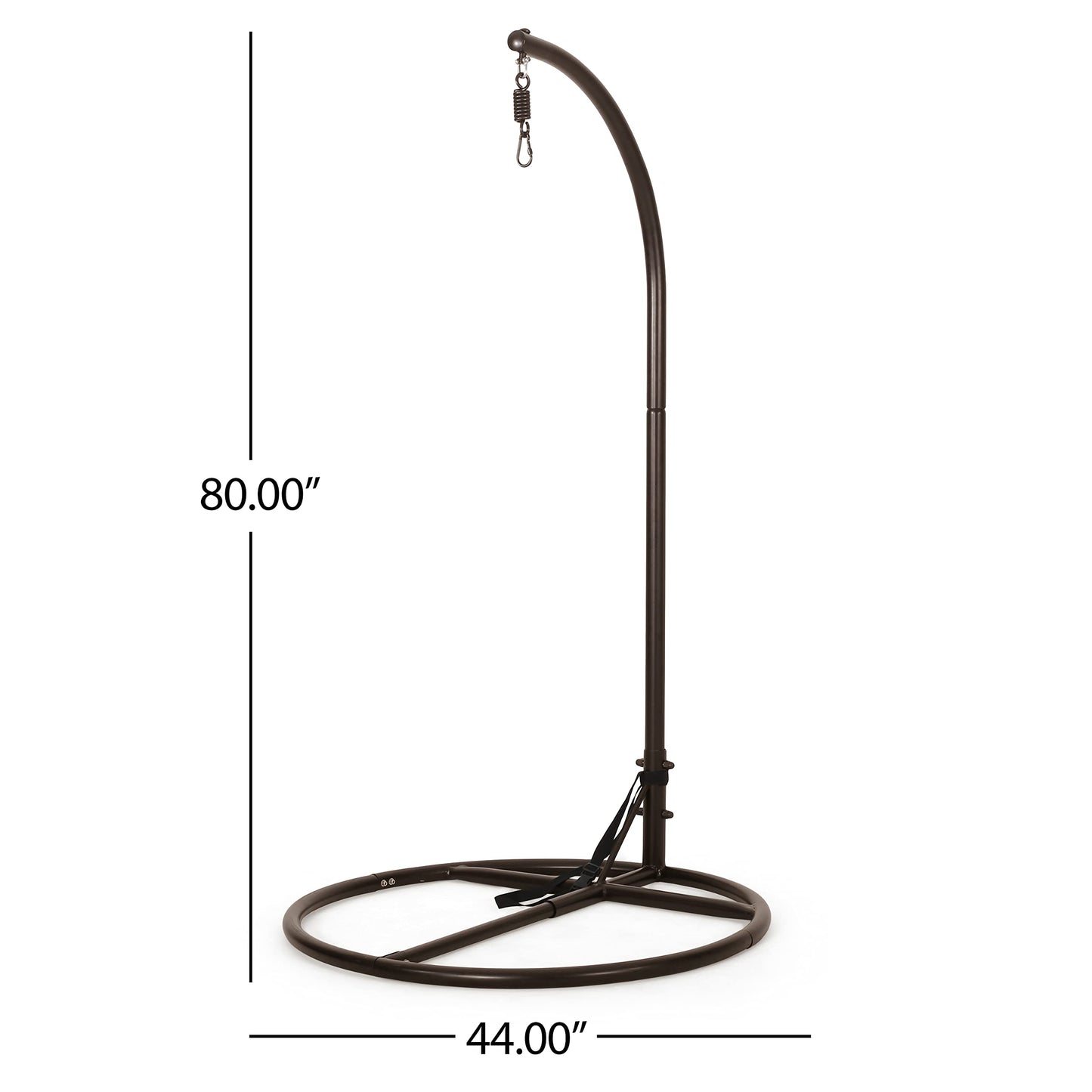 Christopher Knight Home Briggs Indoor/Outdoor Hanging Chair Stand Only - Brown