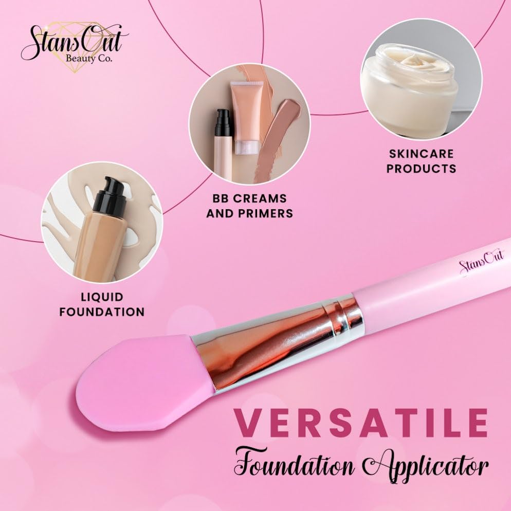 StansOut Memory Foam Makeup Sponge – No-Water-Needed Blender for Liquid, Cream & Powder Foundation – Airbrush Finish, Flawless Application