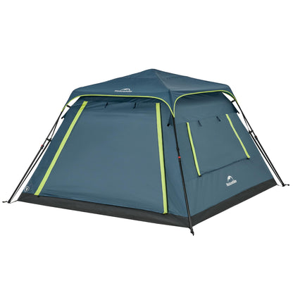 Naturehike Cape Lite 4-6 Person Camping Tent, Easy Setup in Seconds Instant Cabin Tents for Family Camping & Hiking