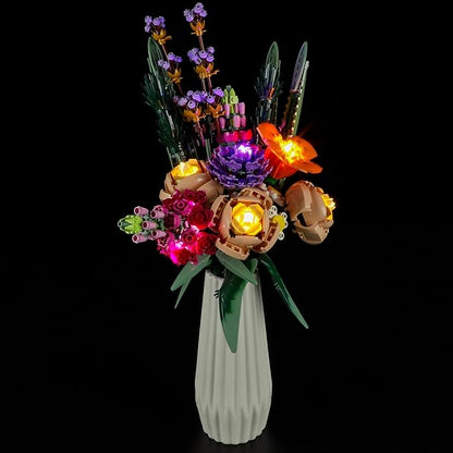 BRIKSMAX Led Light Kit for Lego-10280 Flower Bouquet - Compatible with Lego Icons Building Set- Not Include Lego Set