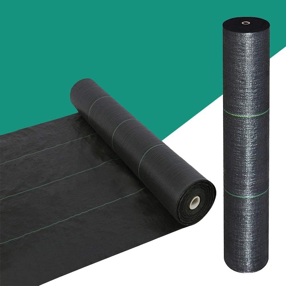 Snail 6ft x 200ft Weed Barrier Landscape Fabric Premium 5oz Pro Heavy Duty Ground Cover Anti-Weed Gardening Mat High Permeability Easy Setup Commercial Outdoor Weed Mat