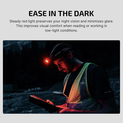 OLIGHT Perun 3 Rechargeable Headlamp Flashlight, 3000 Lumens LED Headlight with Red Light, Waterproof Head Lamp with Headband for Outdoor Camping, Hiking, Working (OD Green)
