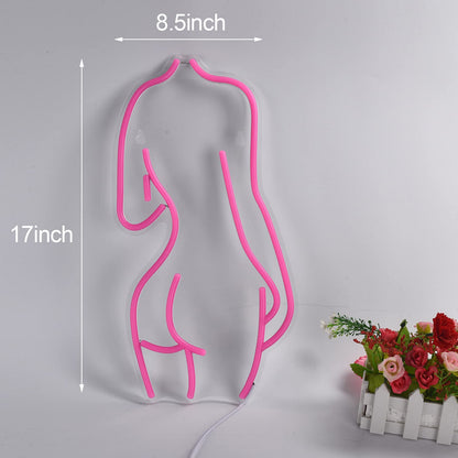 I'm So Happy You're Here Neon Sign for Wall Décor Dimmable LED Neon Light USB Powered Neon Art Signs Decor