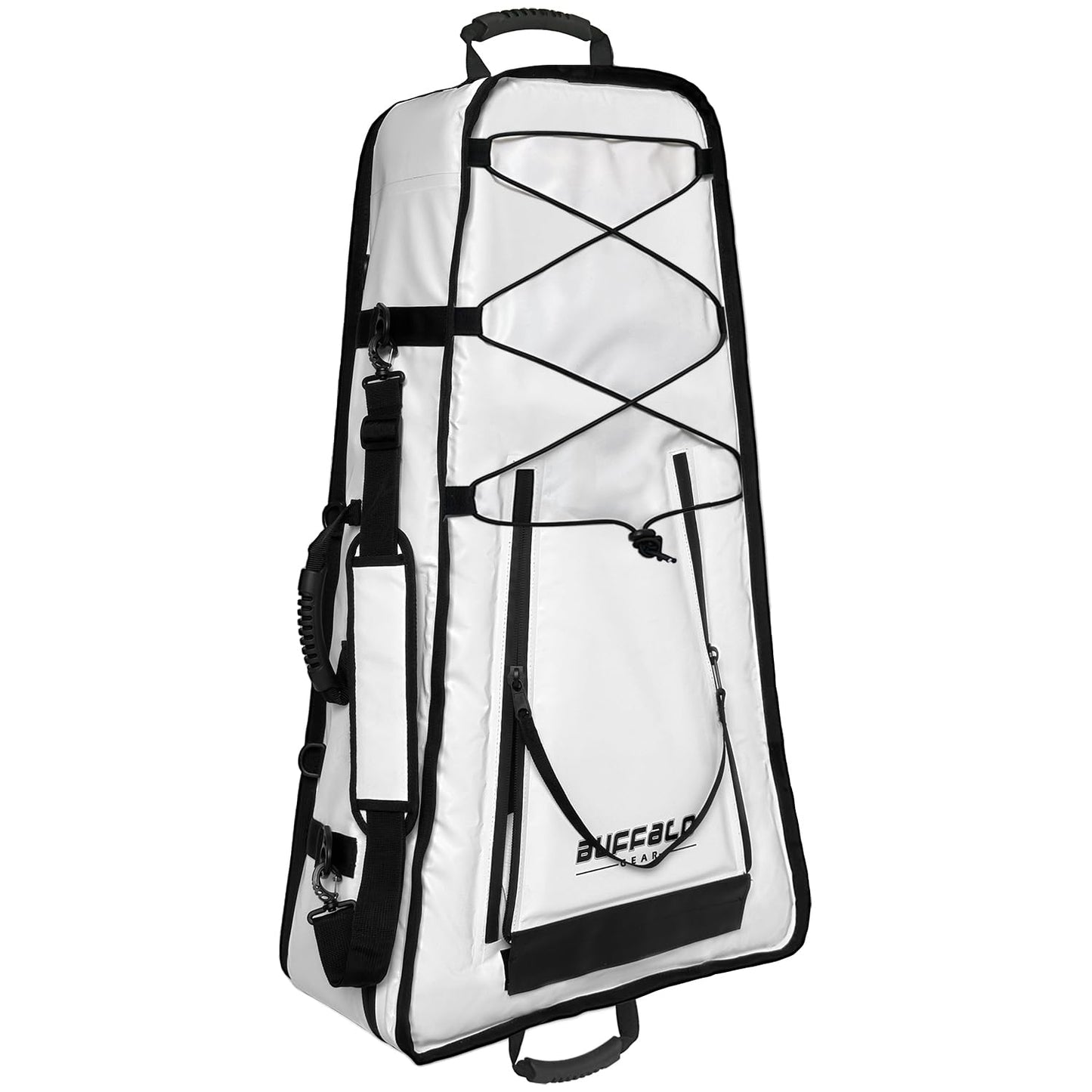 Buffalo Gear Kayak Fishing Cooler,36in Portable Kayak Cooler for Caught Fish,Leak Proof Kayak Fishing Kill Bags with Shoulder Strap