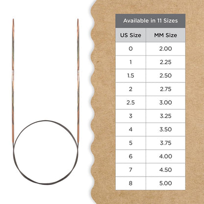 Knitter’s Pride Terra Fixed Circular Needles 24"" (60cm) – US Size 10.75 (7mm)