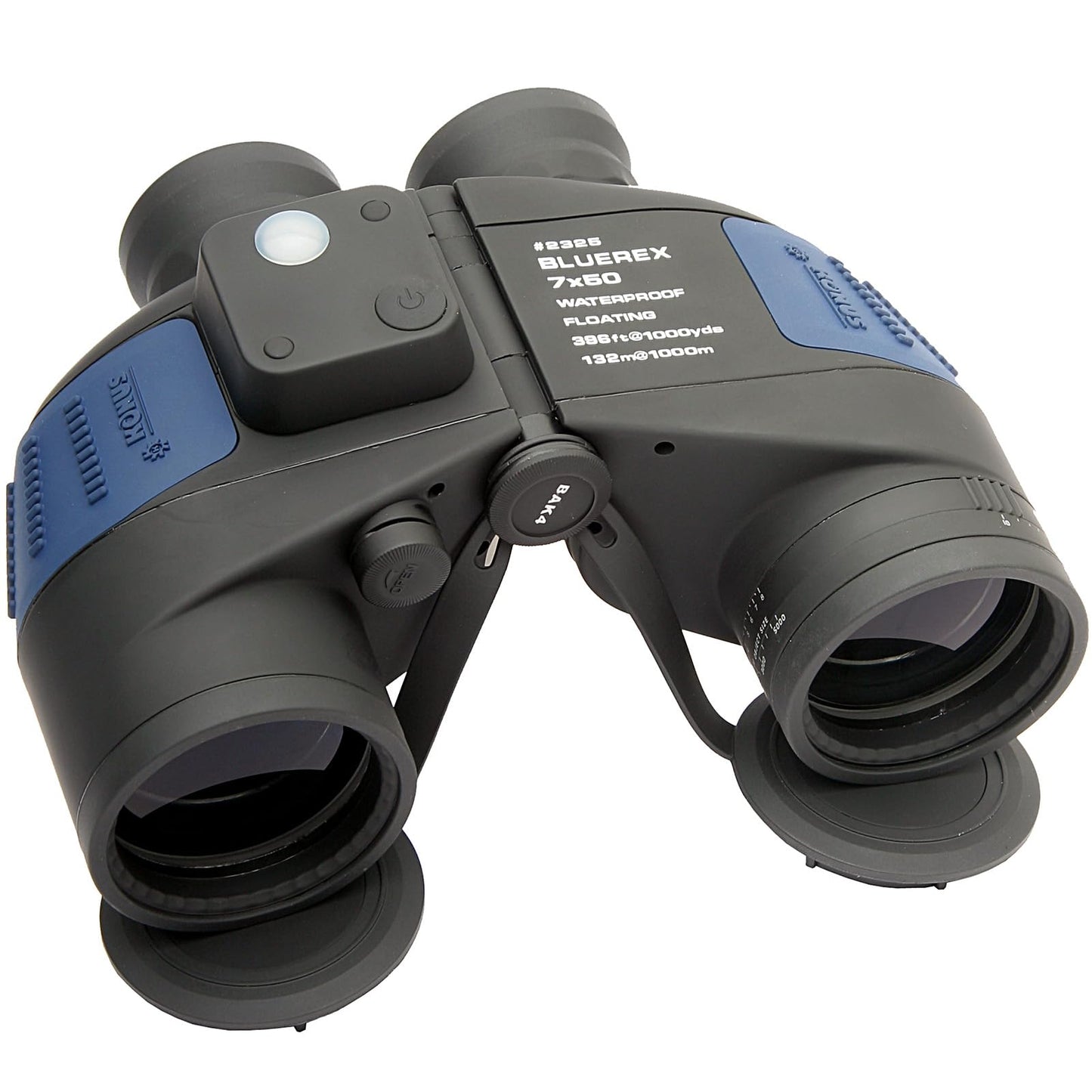 Konus Tornado 7x50mm Binoculars | Rugged Waterproof Multi-Coated Marine Hunting Binoculars w/Compass & Illuminated Reticle