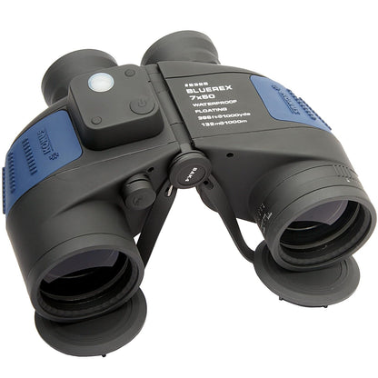 Konus Tornado 7x50mm Binoculars | Rugged Waterproof Multi-Coated Marine Hunting Binoculars w/Compass & Illuminated Reticle