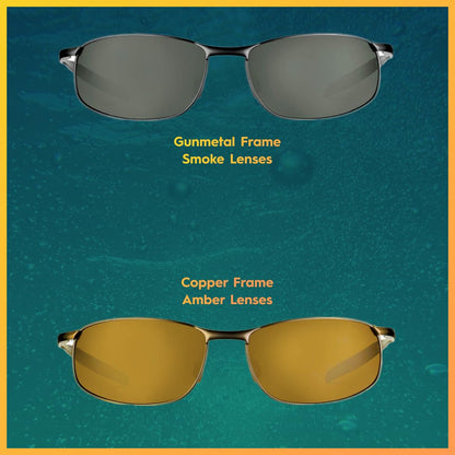 Flying Fisherman San Jose Polarized Sunglasses with AcuTint UV Blocker for Fishing and Outdoor Sports, Gunmetal Frames/Smoke Lenses