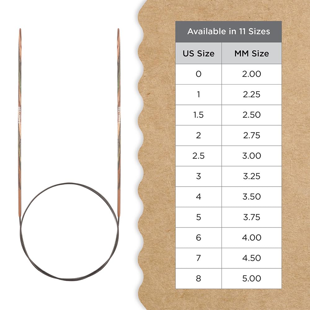 Knitter’s Pride Terra Fixed Circular Needles 10"" (25cm) – US Size 3 (3.25mm)