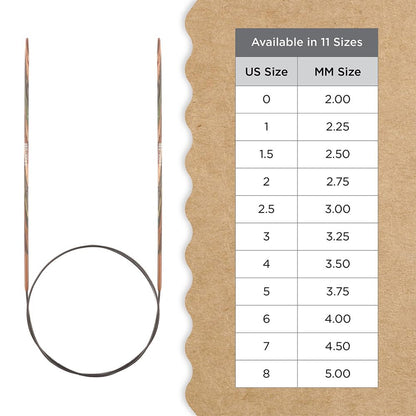 Knitter’s Pride Terra Fixed Circular Needles 10"" (25cm) – US Size 3 (3.25mm)