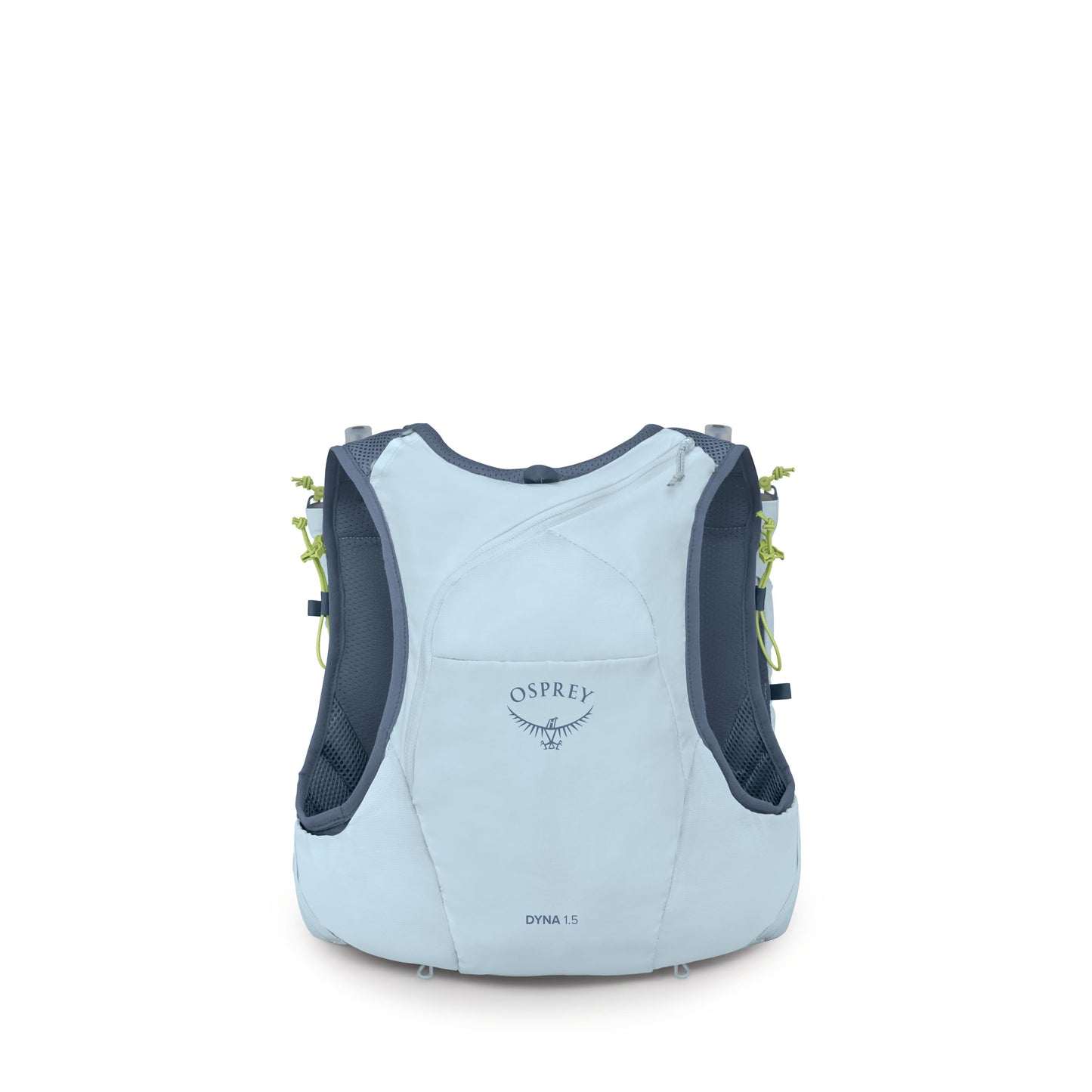 Osprey Dyna 1.5L Women's Running Hydration Vest with Hydraulics Soft Flasks - Adjustable Water Pack with Pockets, Dawn Blue, Large