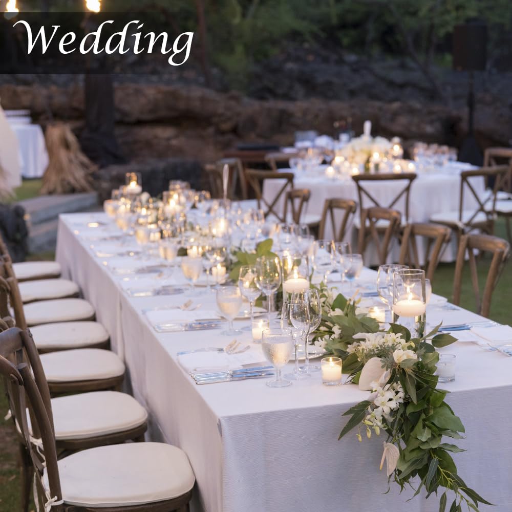 3 inch Floating Candles,24Pack White Dripless Wax Unscented Wax 13-15Hours Burning, Wedding Party Candles,for Centerpieces Suitable for Cylindrical Vases,Swimming Pool,Restaurant Decoration
