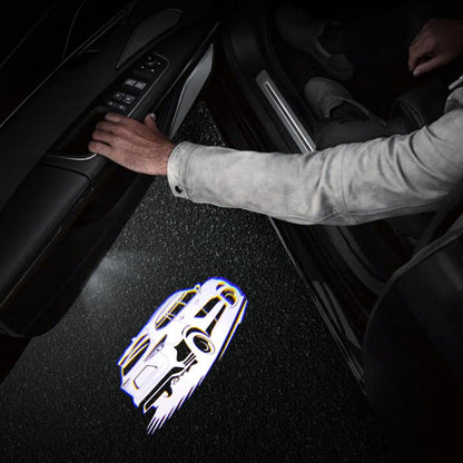 akarin LED Car Door Logo Lights for Highlander xu70 (2020-present) - White Courtesy Projector Laser Welcome Light Puddle Lamp