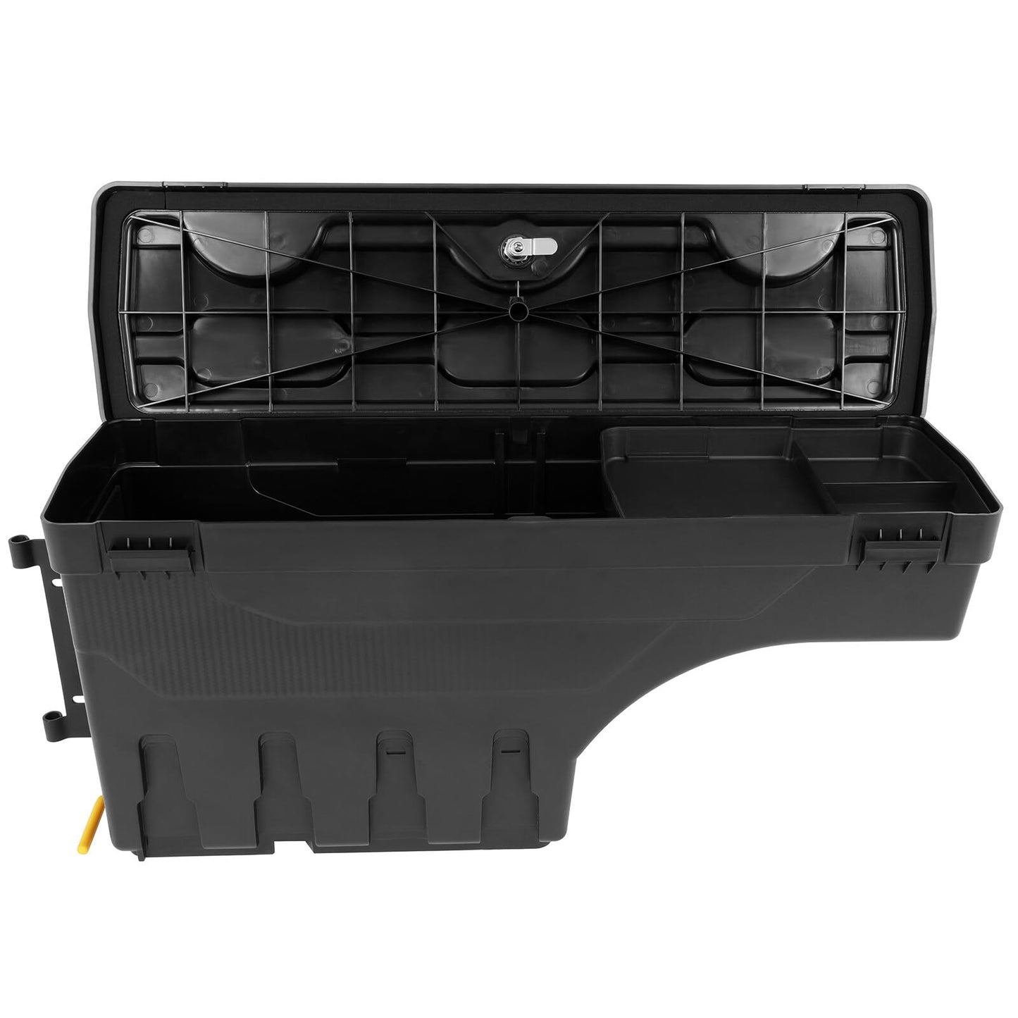 SCITOO Truck Bed Tool Box for Nissan Frontier 2004-2020 Left & Right Side,Multi-Compartment Dividers Organized Storage,Heavy Duty & No-Drill Installation