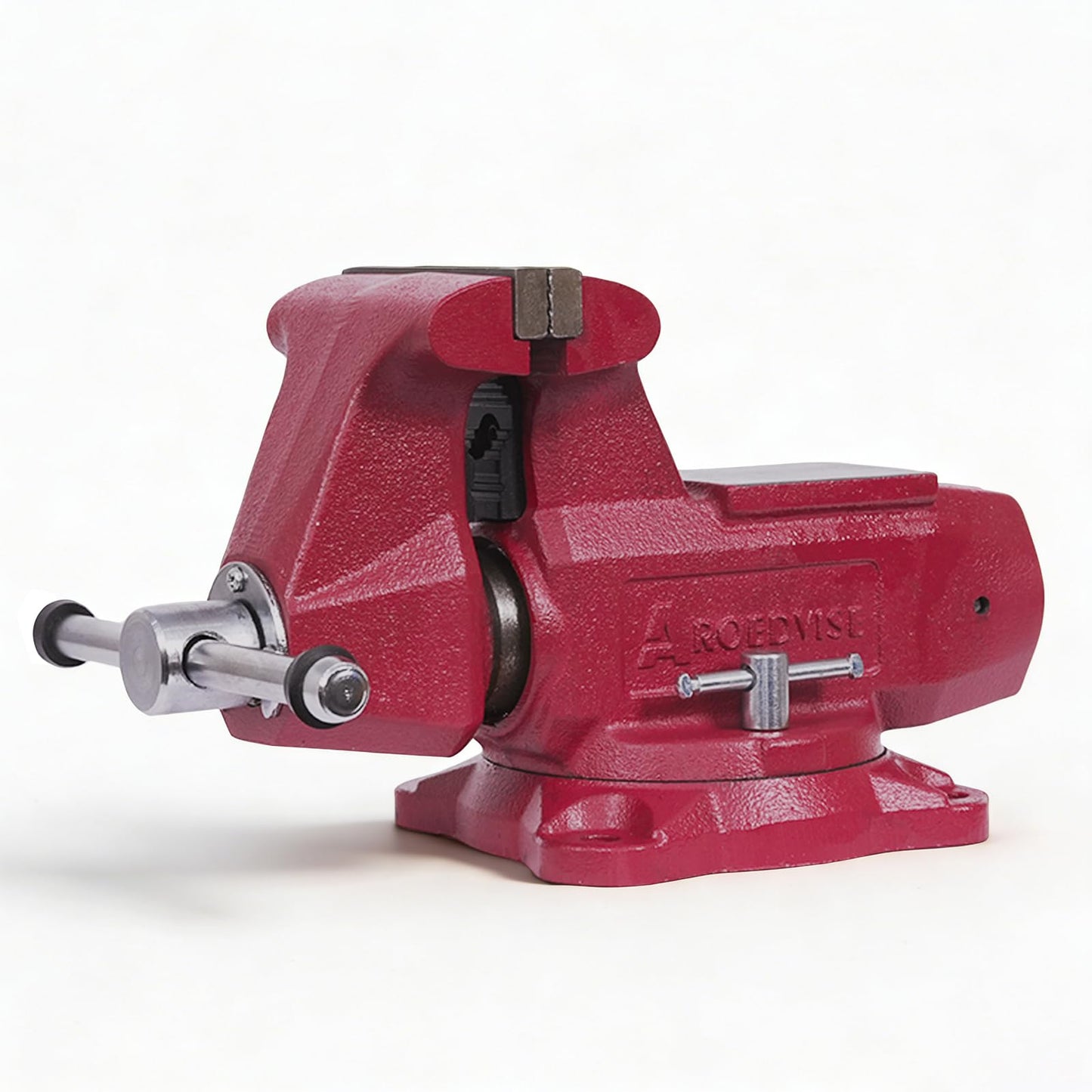 AROEDVISE 6" Bench Vise with 360° Swivel Base, 7" Jaw Opening, Heavy Duty Ductile Iron Workshop Vise with Anvil & Pipe Jaws, 72,000 PSI Clamping Tool for Garage, Metalworking & Repair (RDIV6)