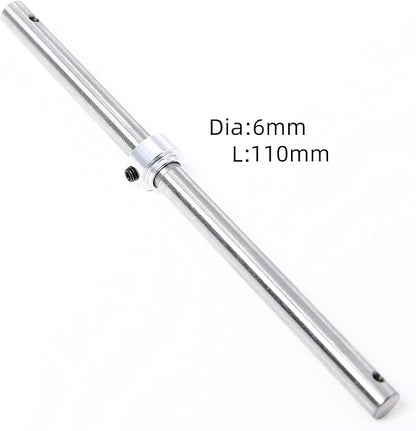T-rex 450 Flybarless Main Rotor Head Assembly for Align Trex 450 PRO RC Helicopter Part (w/6mm Shaft 450FBL Rotor Head Black)