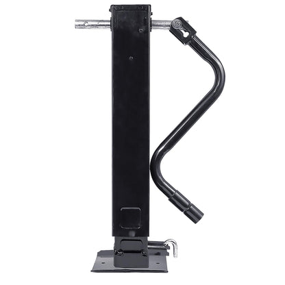 Heavy Duty Weld Square Tube Trailer Jack - 12.5" Lift 13.5" Drop Leg Travel Capacity 12000 LBS (12000lbs Side Pull pin)