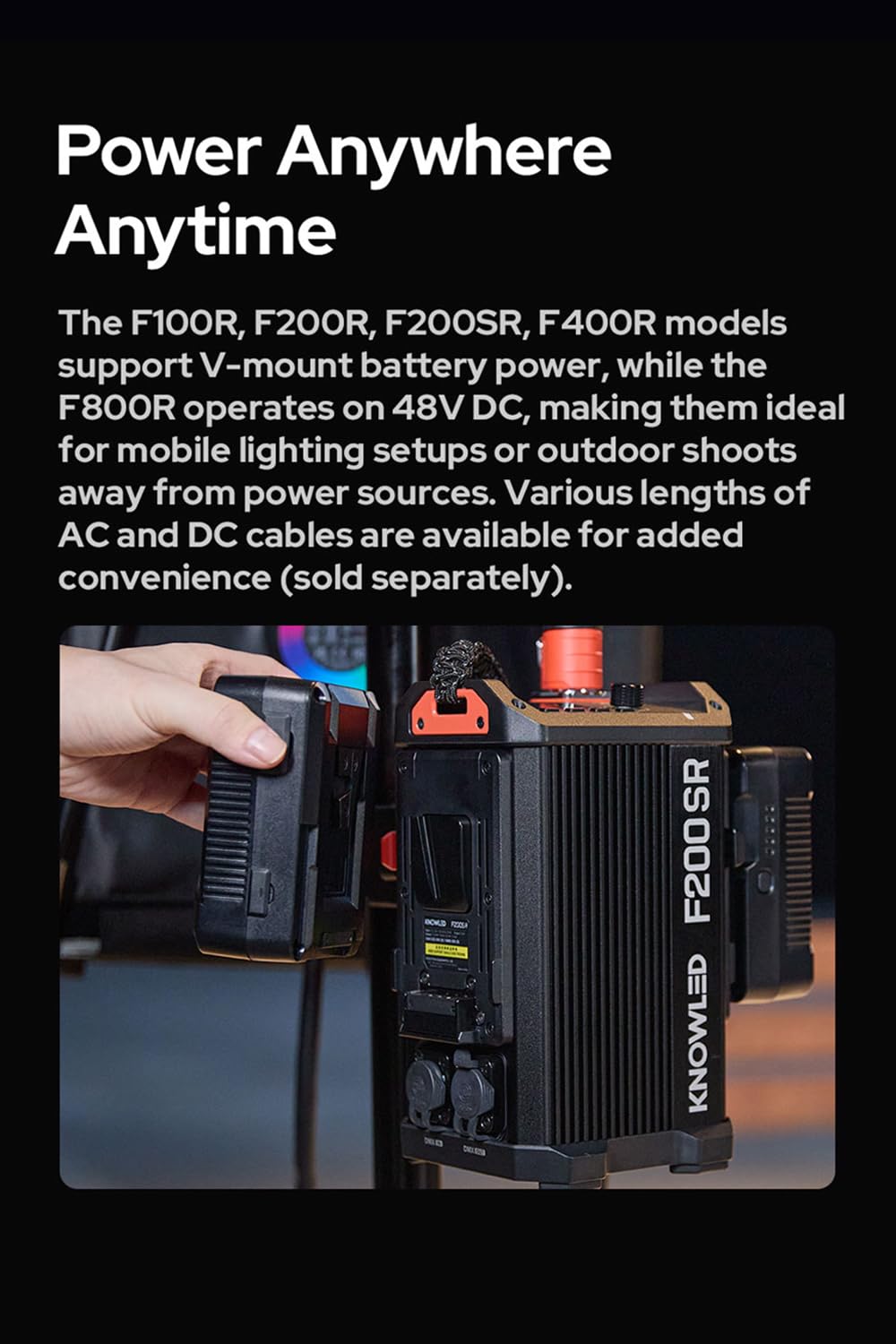 Godox Knowled F200R RGB Flexible LED Video Light Mat, 1800-10,000K RGBW 250W Output LED Light Panel, Waterproof, 14 FX with Grid Softbox, App Control for Film, Broadcast & Video Production (2 x 2')