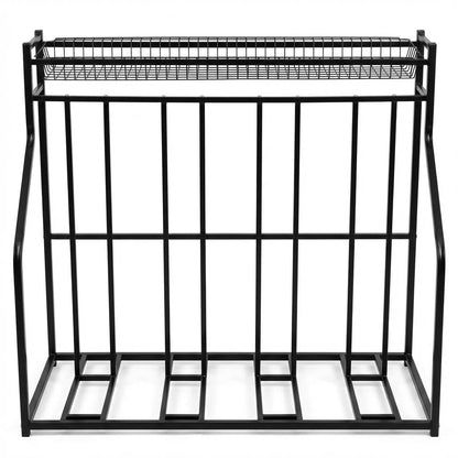 PeakPursuit Indoor Bike Rack, 4-Bike Stand, Garage Storage Rack for Bicycles, Sporting Gear Organizer Floor Station