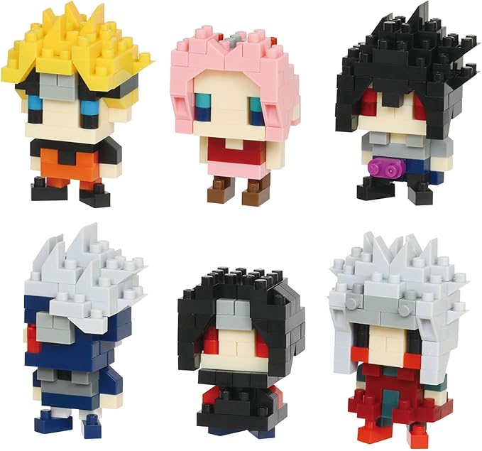 nanoblock - Naruto Shippuden - Naruto Shippuden (Blind Box Complete Set) mininano Series Building Kit