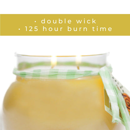 A Cheerful Giver - Almond Butter Pound Cake Mama Scented Glass Jar Candle (22oz) with Lid & True to Life Fragrance Made in USA