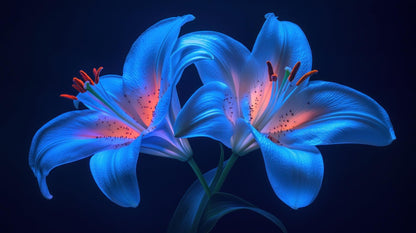 Electric Blue Spider Lily Bulb for Planting (1 Bulb) - Rare Lycoris Variety -Striking Blue Blooms -Easy Care Perennial - Surprise Bloom Flower - Unique Valentine Gift - Cheerful Lily