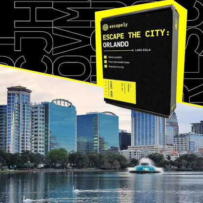 Orlando Outdoor Escape Room | Real City Scavenger Hunt | Gifts for Adults &amp Families | 1-6 Players 2-3 Hours 1.5 Miles Walking Distance