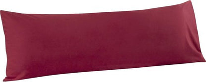 FLXXIE Body Pillow Cover - Super Soft Microfiber 20x54 Case | Wrinkle & Stain Resistant, Wine Red