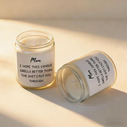 Fywelixc Mothers Day Gifts for Mom from Daughter Son, Birthday Christmas Thanksgiving Presents for Mom, Adoptive Mother Stepmother Mother in Law Gifts - Lavender Scented Soy Wax Candle