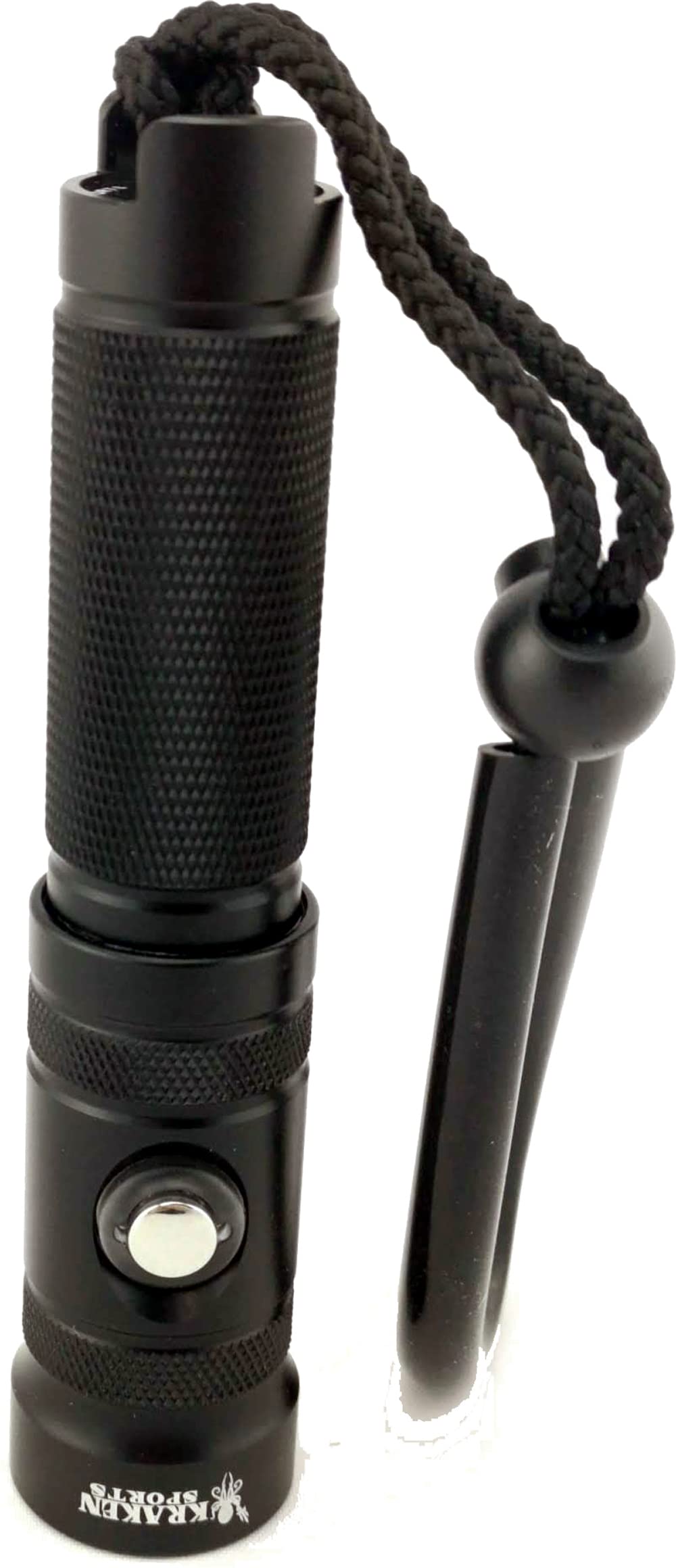 Kraken Sports NR-1000 Back Up Dive Light 1000 Lumens, 330ft/100m Depth Rating, 90 Minutes Burn Time at Full Power, Black