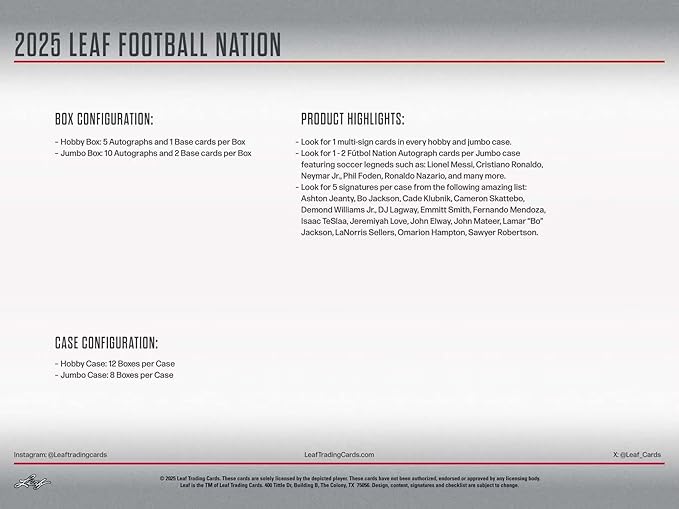 2025 Leaf Football Nation