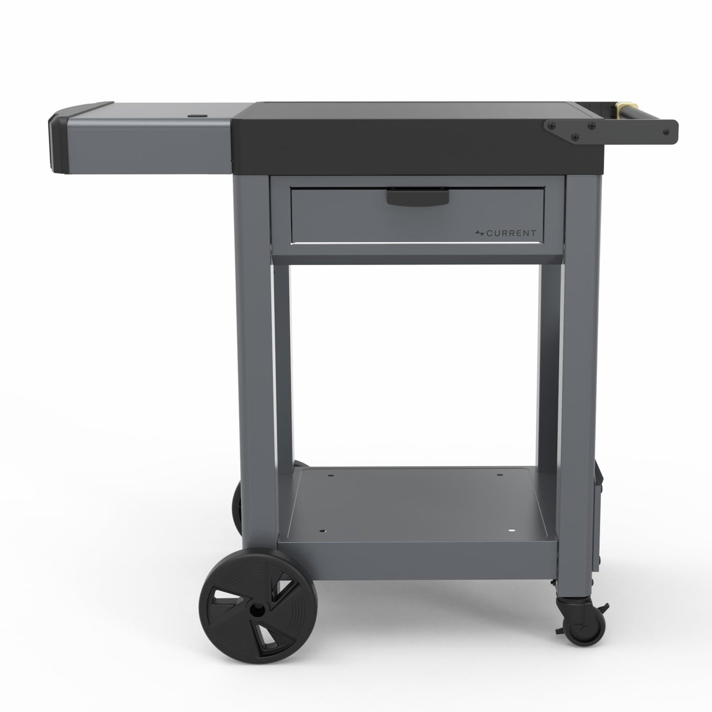 Current® Outdoor Pizza Cart, Mobile Prep Station with Soft-Close Drawer, Pizza Peel Holster, Spacious Work Surface, Weather-Resistant, Perfect Height, Wheels for Easy Movement