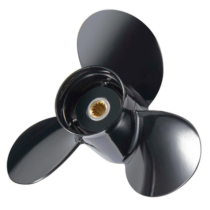 MiBarco 13.2x19 Upgrade Aluminum Boat Propeller for BRP Johnson Evinrude OMC Stern Drive 40-140hp Replace OEM 765184 13 Spline Tooth RH