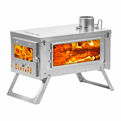 FireHiking Titanium Stove Portable Folding Tent TA1 Stove FireOne Mini for Camping Backpacking Hunting Cooking 3.4lb