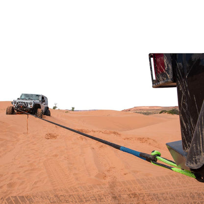 Bubba Rope Sidewinder Xtreme Model 176653BL Off-Road Power Stretch Kinetic Kit 5/8 x 20 ft. Recovery Rope with Breaking Strength of 14000 Lb. Accessory Ideal for Recovery and Towing Stuck Vehicles