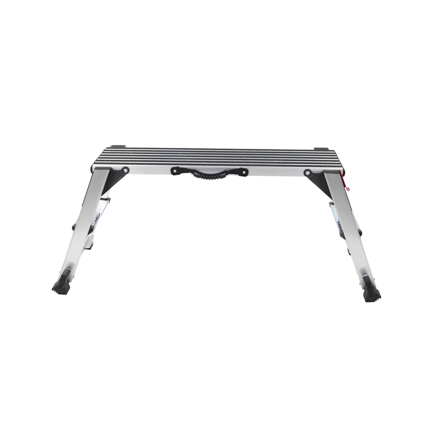 Folding Work Platform, 660 Lbs Heavy Duty Load Capacity, Portable Aluminum Drywall Step Bench, Non-Slip Hop Up Stool for Car Washing, Painting & Home DIY, 37.8" x 11.8" x 19.7"