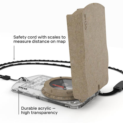 Silva Compasses Transparent Base with Mirror Terra Expedition S Compass (MN) Silva Unisex Adults