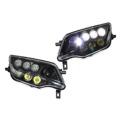 XATVXUTV LED Headlights for Honda Pioneer 1000/700/ Talon 1000, Front Light Head Lamp with High Low Beam for Honda Pioneer 1000 700/ Talon/Rancher 420/ Foreman 500/ Rubicon Accessories (2PCS)