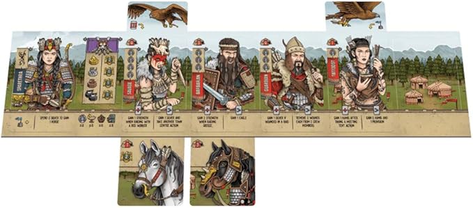 Renegade Game Studios Raiders of Scythia: Strategy Board Games Ages 12+ 1-4 Players